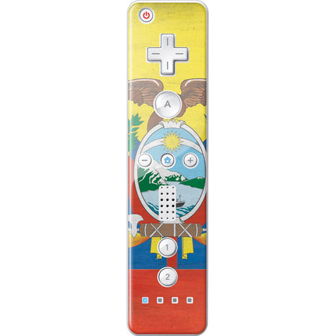 Ecuador Flag Distressed Nintendo Skins